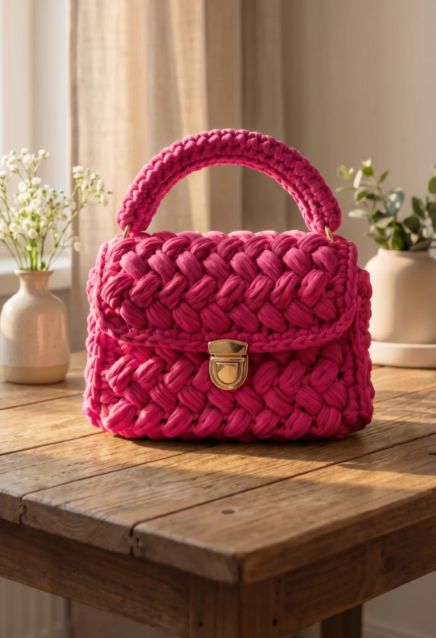 Handmade Crochet Handbag