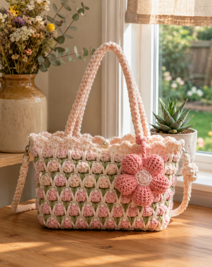 Flower Crochet Bag
