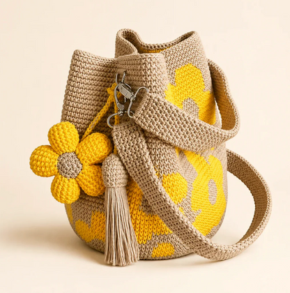 Crochet Flower Bag